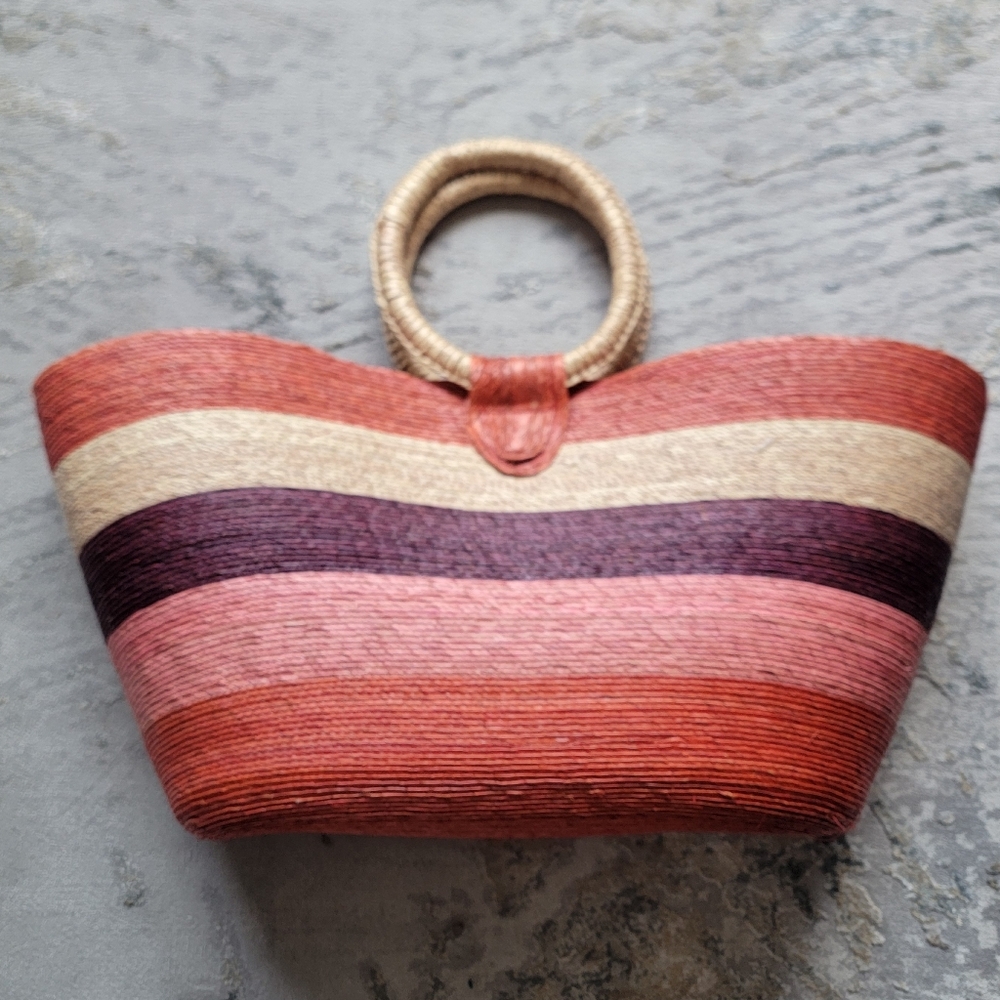 Striped Multicolor Women's Bag